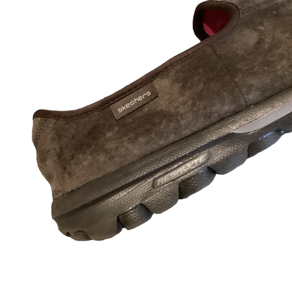 Skechers Go Walk Suede Leather Slip On Comfort Shoes 9.5. - Picture 10 of 11
